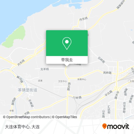 大连体育中心地图