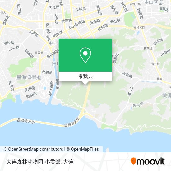 大连森林动物园-小卖部地图