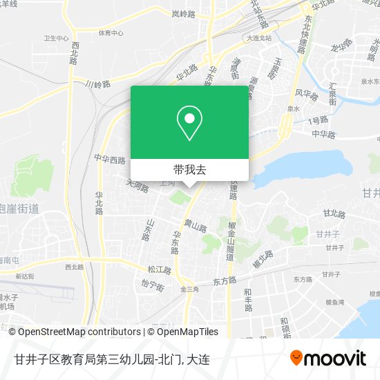 甘井子区教育局第三幼儿园-北门地图