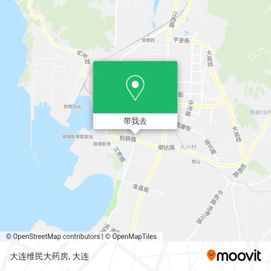 大连维民大药房地图