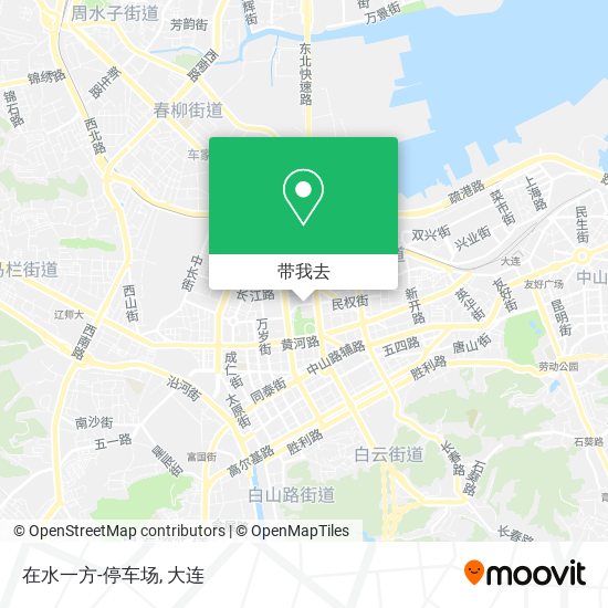 在水一方-停车场地图