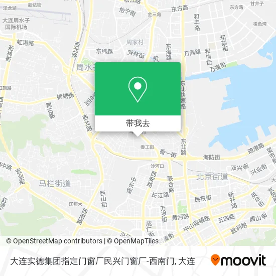 大连实德集团指定门窗厂民兴门窗厂-西南门地图