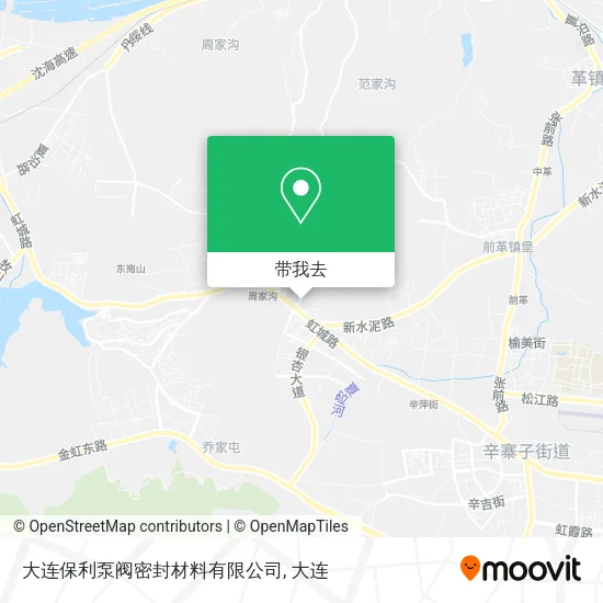 大连保利泵阀密封材料有限公司地图