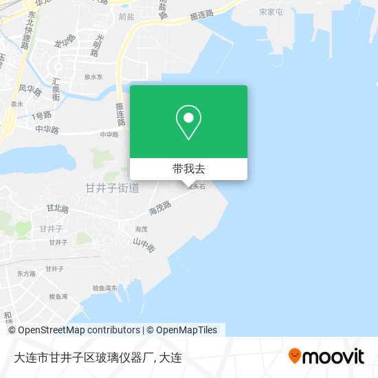 大连市甘井子区玻璃仪器厂地图