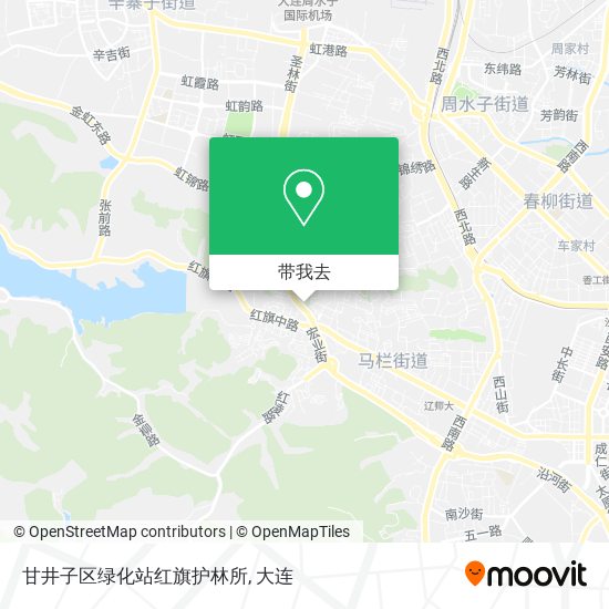 甘井子区绿化站红旗护林所地图