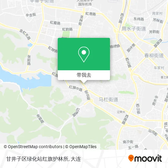 甘井子区绿化站红旗护林所地图