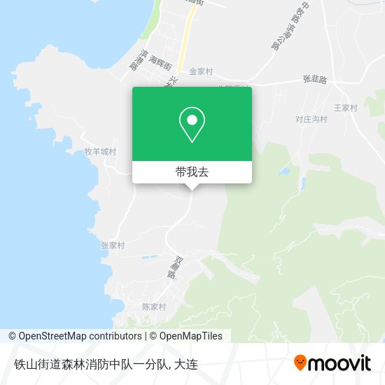 铁山街道森林消防中队一分队地图