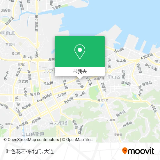 叶色花艺-东北门地图