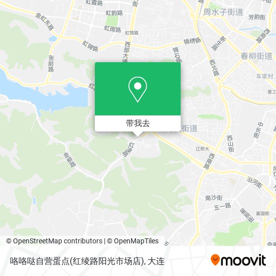 咯咯哒自营蛋点(红绫路阳光市场店)地图