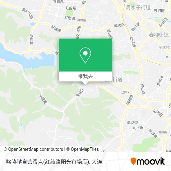 咯咯哒自营蛋点(红绫路阳光市场店)地图