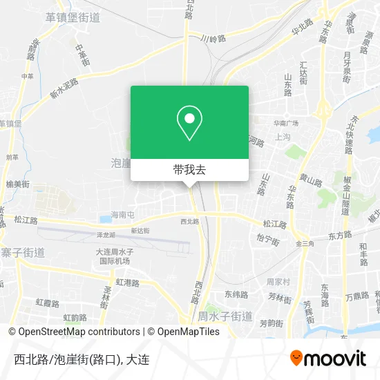 西北路/泡崖街(路口)地图