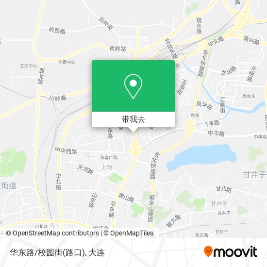 华东路/校园街(路口)地图