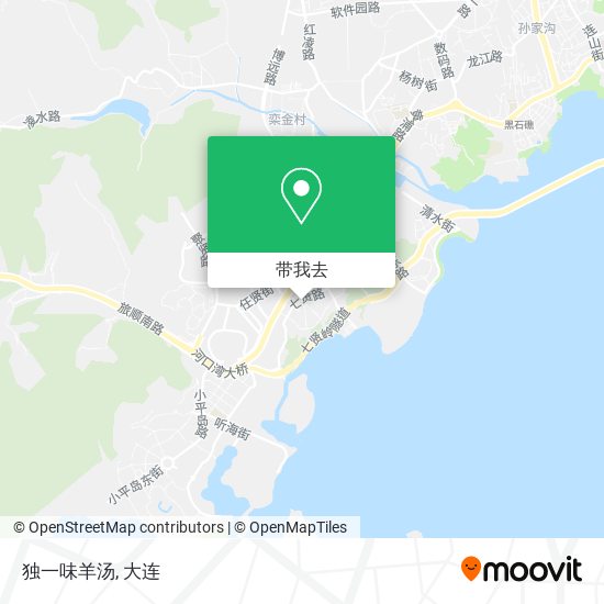 独一味羊汤地图