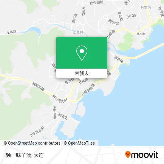 独一味羊汤地图
