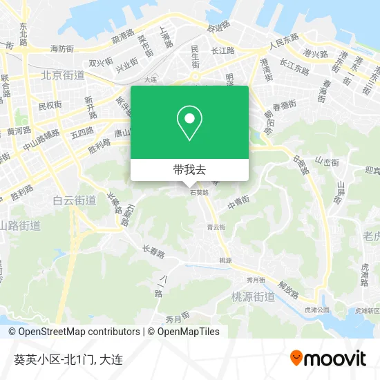 葵英小区-北1门地图