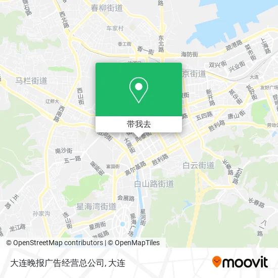 大连晚报广告经营总公司地图