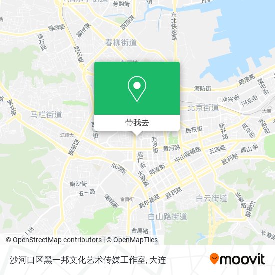 沙河口区黑一邦文化艺术传媒工作室地图