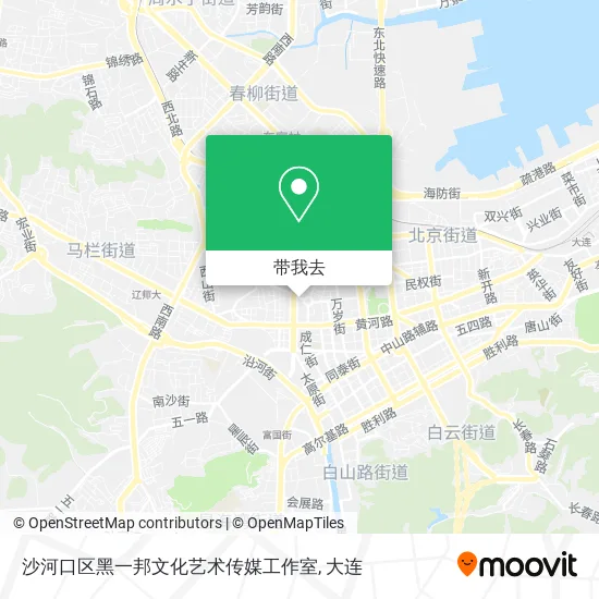 沙河口区黑一邦文化艺术传媒工作室地图