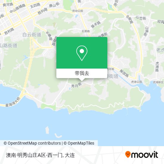 澳南·明秀山庄A区-西一门地图