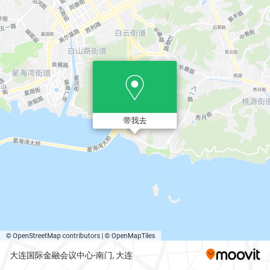 大连国际金融会议中心-南门地图