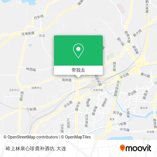岭上林泉心珍鹿补酒坊地图