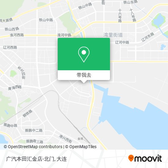 广汽本田汇金店-北门地图