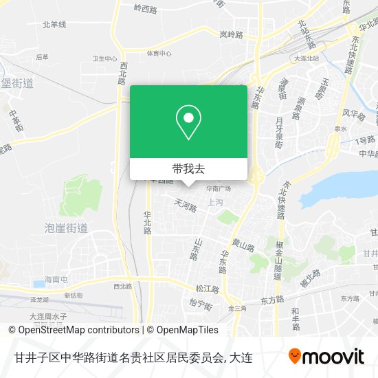 甘井子区中华路街道名贵社区居民委员会地图
