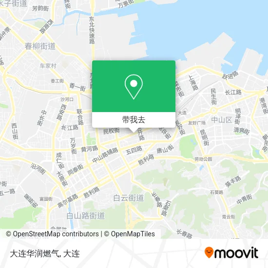 大连华润燃气地图