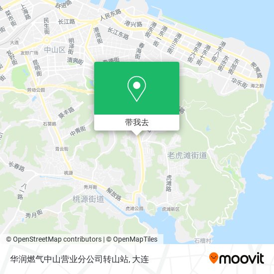 华润燃气中山营业分公司转山站地图