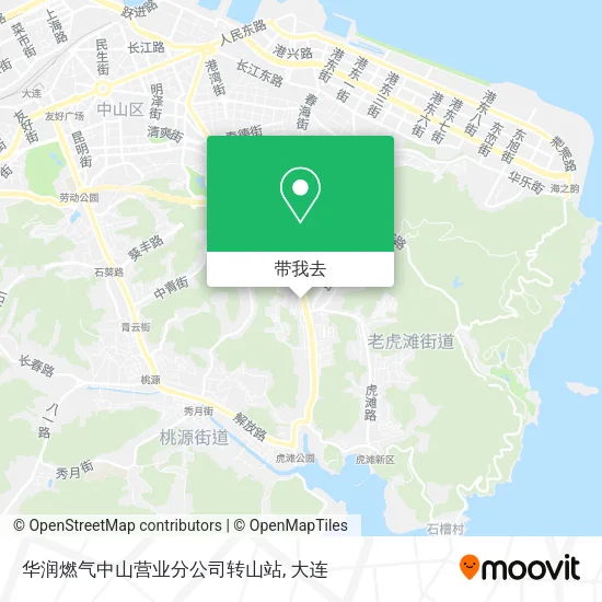 华润燃气中山营业分公司转山站地图