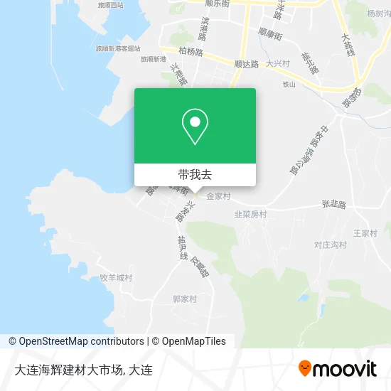 大连海辉建材大市场地图