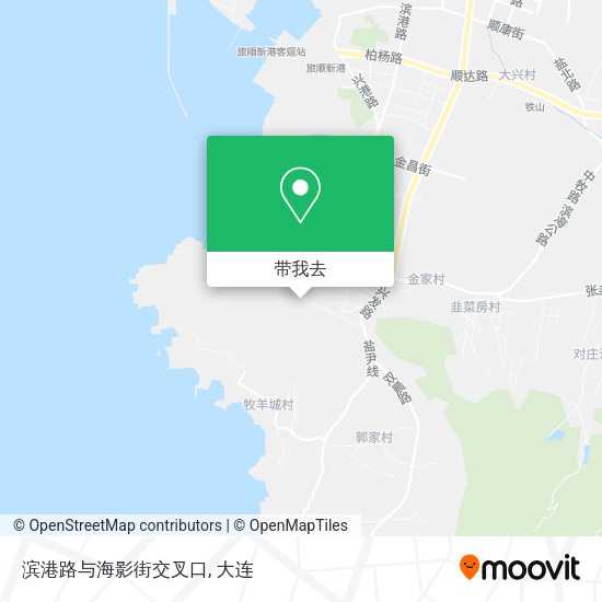 滨港路与海影街交叉口地图