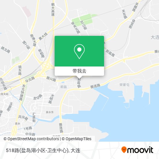 518路(盐岛湖小区-卫生中心)地图