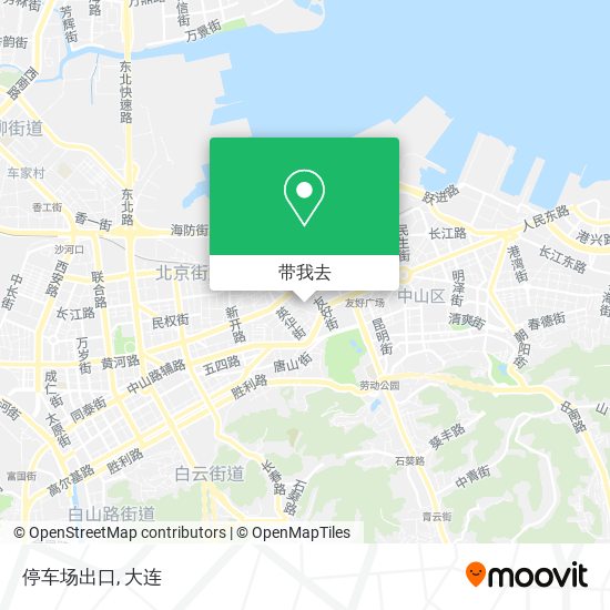 停车场出口地图