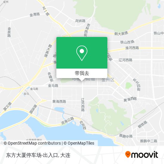 东方大厦停车场-出入口地图