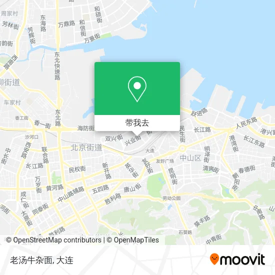 老汤牛杂面地图