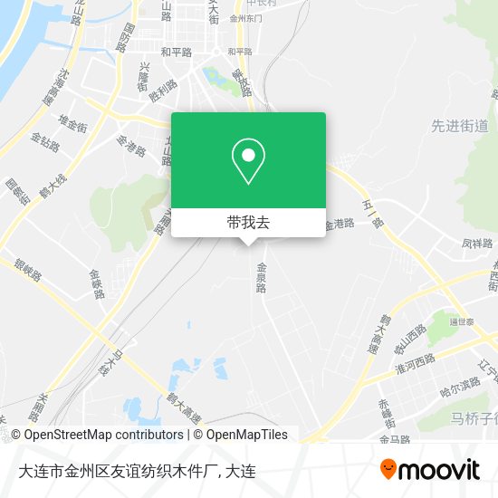 大连市金州区友谊纺织木件厂地图
