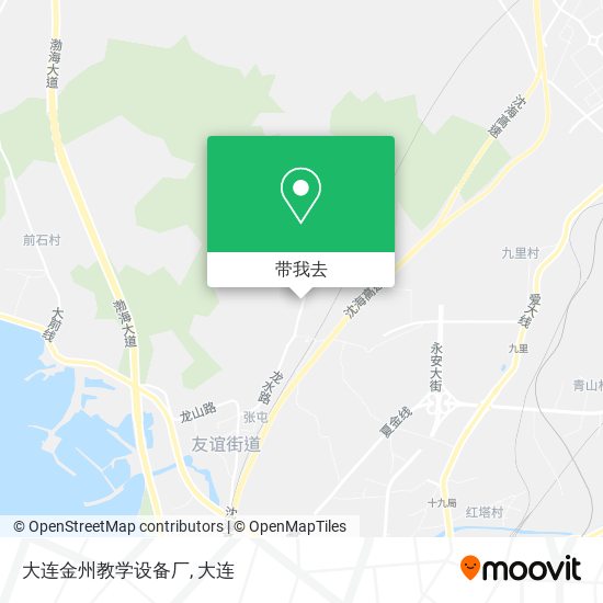大连金州教学设备厂地图