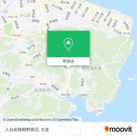 人合装饰材料商店地图