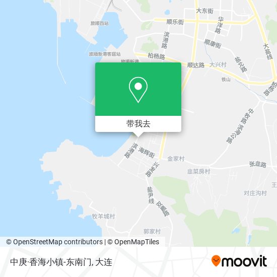 中庚·香海小镇-东南门地图
