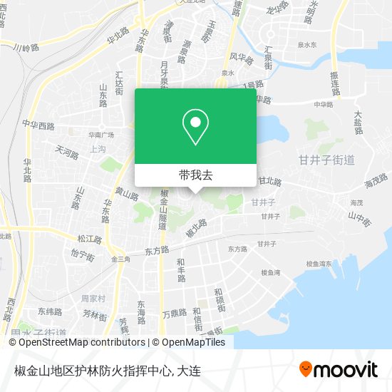 椒金山地区护林防火指挥中心地图