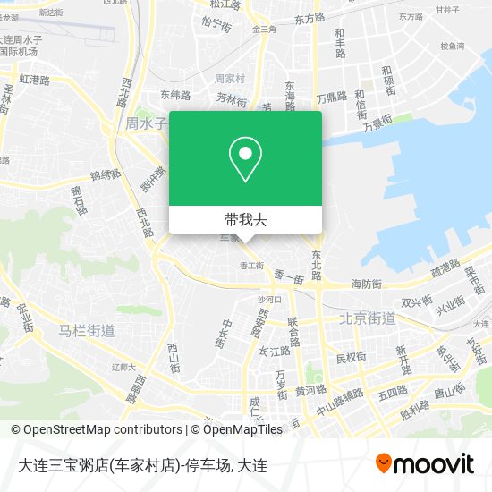 大连三宝粥店(车家村店)-停车场地图