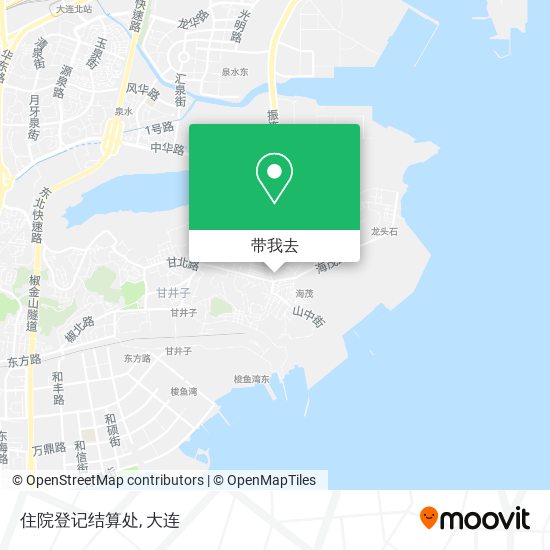 住院登记结算处地图