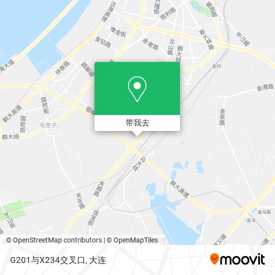 G201与X234交叉口地图