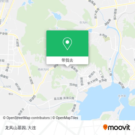 龙凤山墓园地图