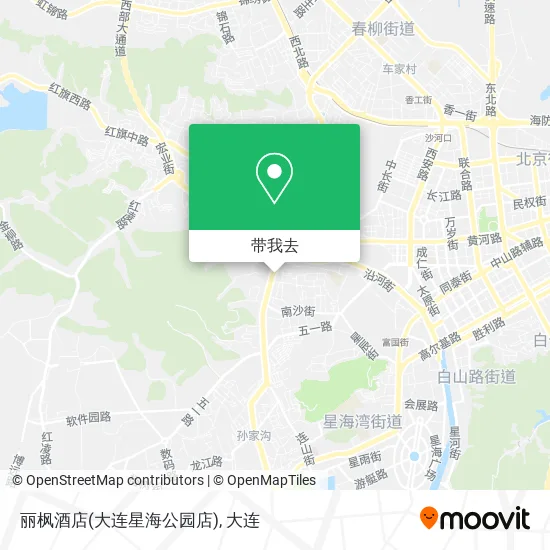 丽枫酒店(大连星海公园店)地图