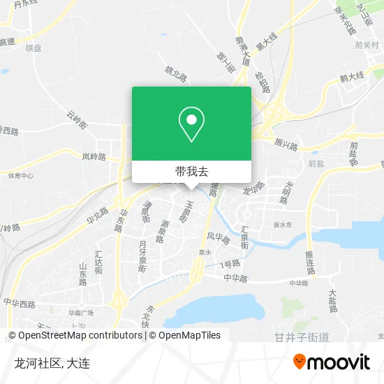 龙河社区地图