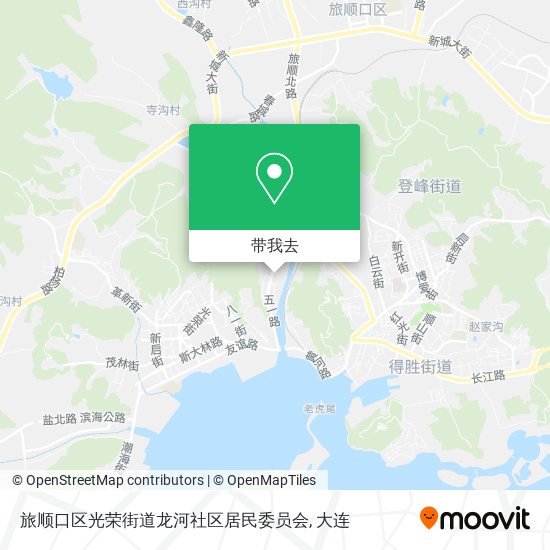 旅顺口区光荣街道龙河社区居民委员会地图