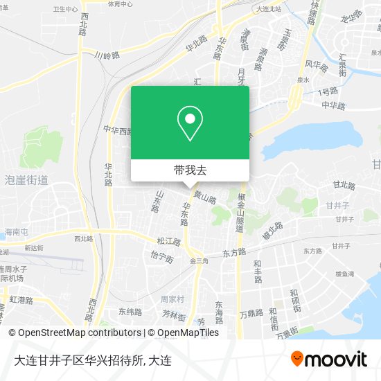 大连甘井子区华兴招待所地图