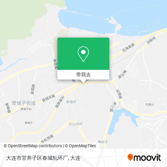 大连市甘井子区春城轧环厂地图